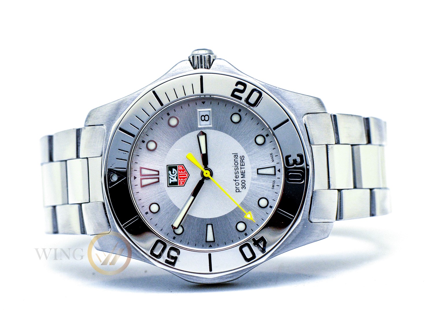 Men\'s 39mm Tag Heuer Aquaracer 300M Silver Dial Swiss Made Watch! Ref: WAB1111! TAG Heuer Aquaracer Quartz WAY1111 – Noah main image 3