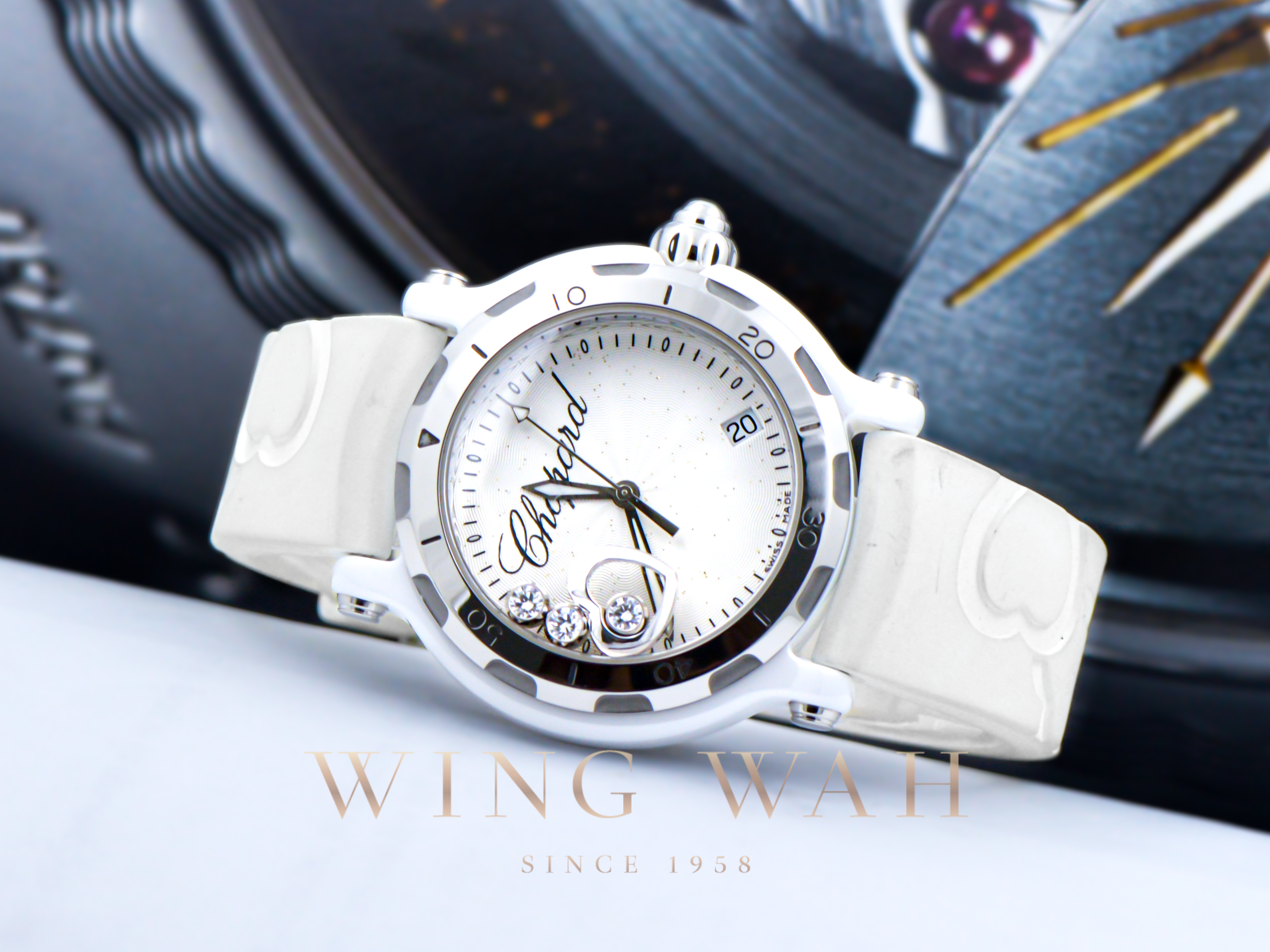 Happy Hearts Limited Edition 1000 Wing Wah Watch